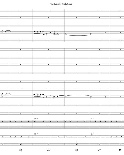 October Suite: 1. The Prelude - Joe Sullivan (Study Score)