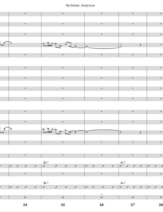 October Suite: 1. The Prelude - Joe Sullivan (Study Score)