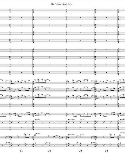 October Suite: 1. The Prelude - Joe Sullivan (Study Score)