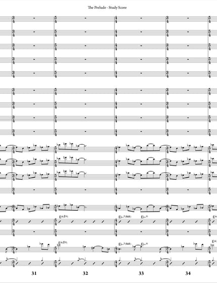 October Suite: 1. The Prelude - Joe Sullivan (Partition d'étude)