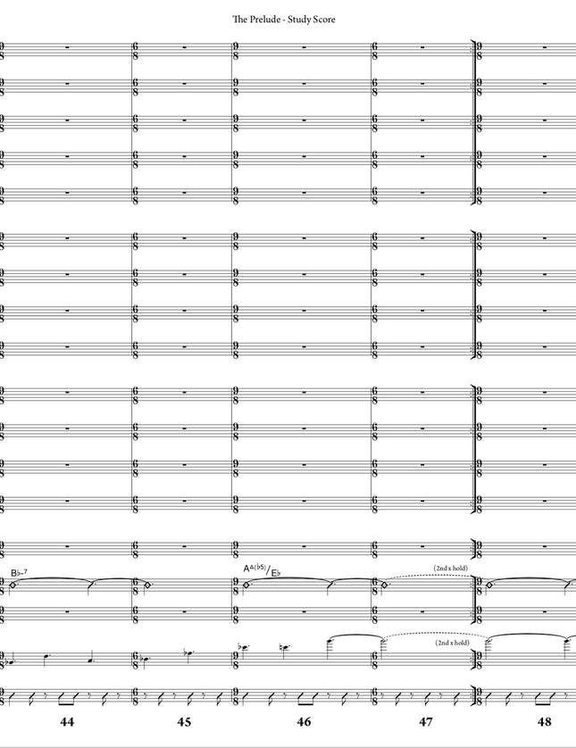October Suite: 1. The Prelude - Joe Sullivan (Study Score)
