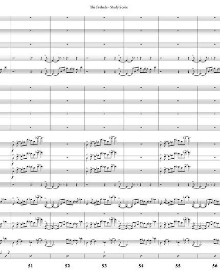 October Suite: 1. The Prelude - Joe Sullivan (Study Score)