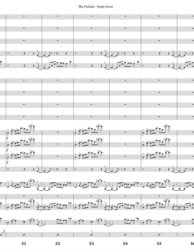 October Suite: 1. The Prelude - Joe Sullivan (Study Score)
