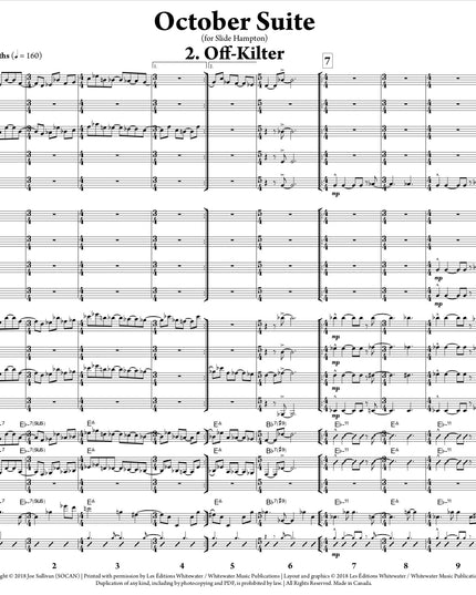 October Suite: 2. Off-Kilter - Joe Sullivan (Study Score)