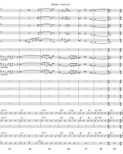 October Suite: 2. Off-Kilter - Joe Sullivan (Study Score)