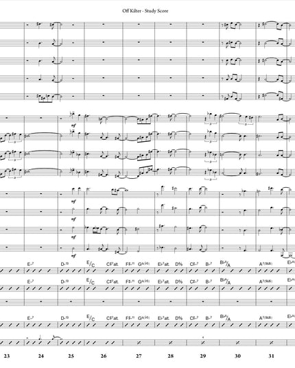 October Suite: 2. Off-Kilter - Joe Sullivan (Study Score)