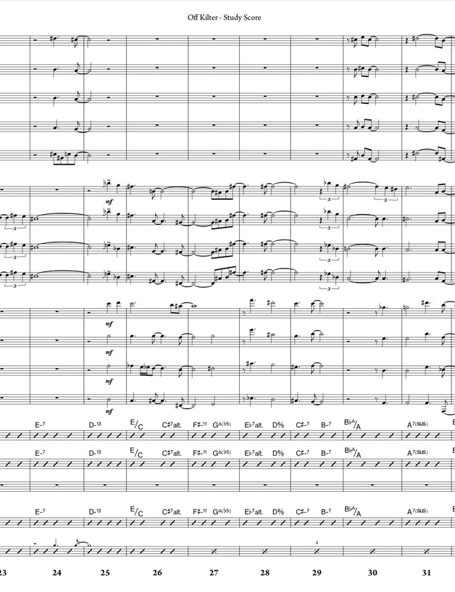 October Suite: 2. Off-Kilter - Joe Sullivan (Study Score)