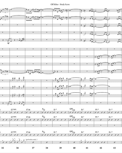 October Suite: 2. Off-Kilter - Joe Sullivan (Study Score)