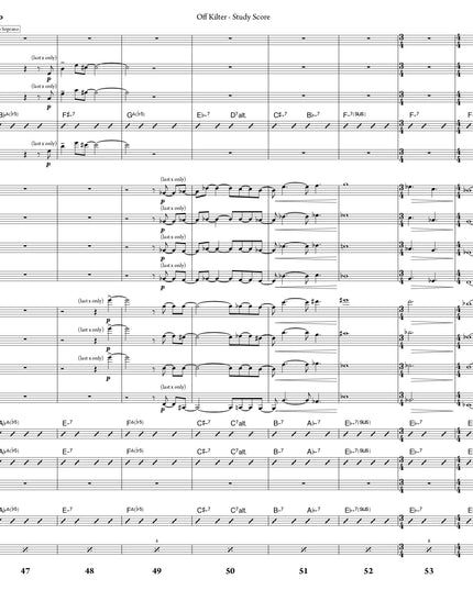 October Suite: 2. Off-Kilter - Joe Sullivan (Study Score)