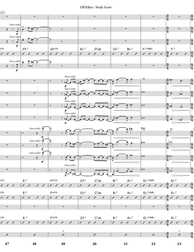 October Suite: 2. Off-Kilter - Joe Sullivan (Study Score)