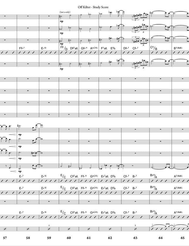 October Suite: 2. Off-Kilter - Joe Sullivan (Study Score)