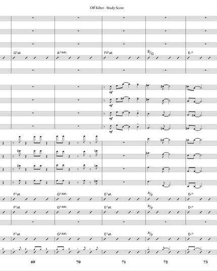 October Suite: 2. Off-Kilter - Joe Sullivan (Study Score)