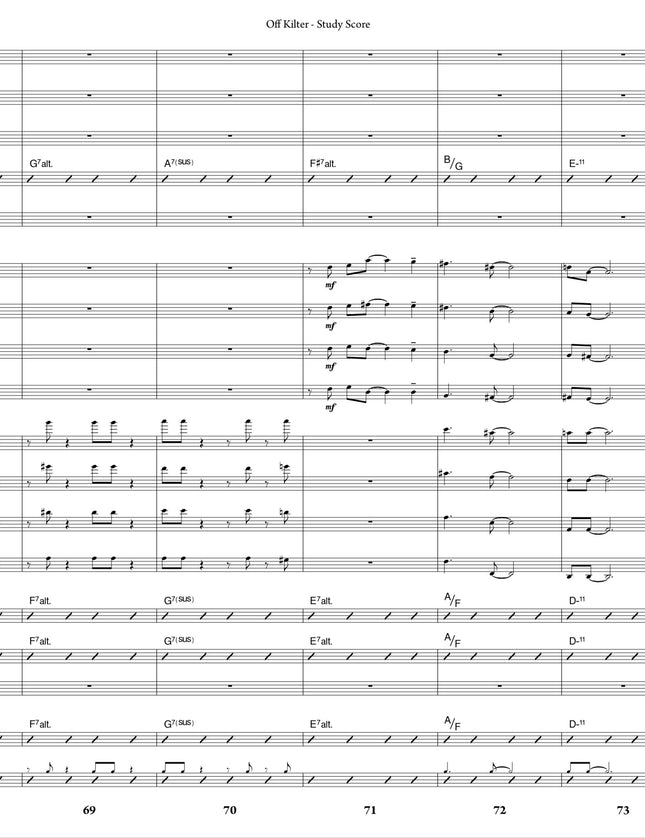 October Suite: 2. Off-Kilter - Joe Sullivan (Study Score)
