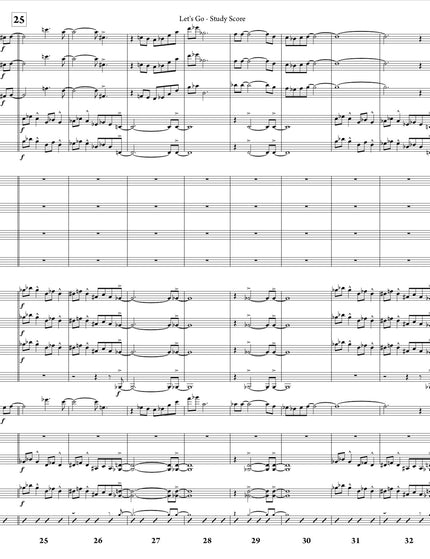October Suite: 3. Let's Go - Joe Sullivan (Partition d'étude)