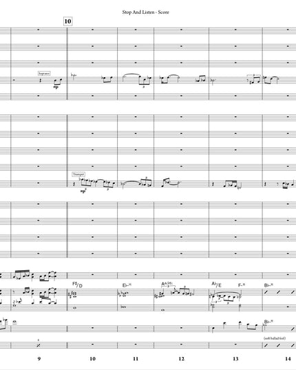 Stop And Listen - Joe Sullivan (Study Score)