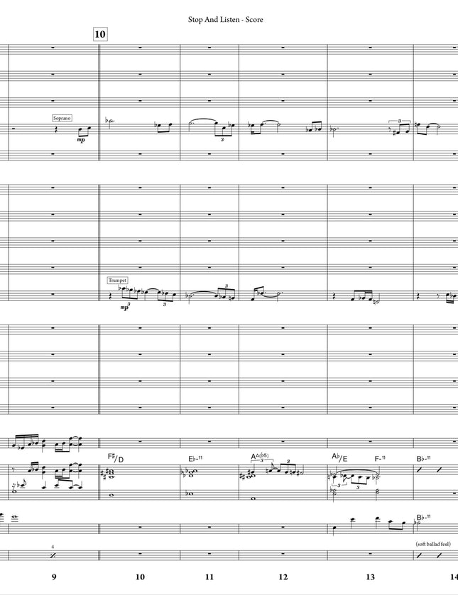 Stop And Listen - Joe Sullivan (Study Score)