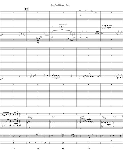 Stop And Listen - Joe Sullivan (Study Score)