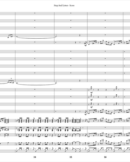 Stop And Listen - Joe Sullivan (Study Score)