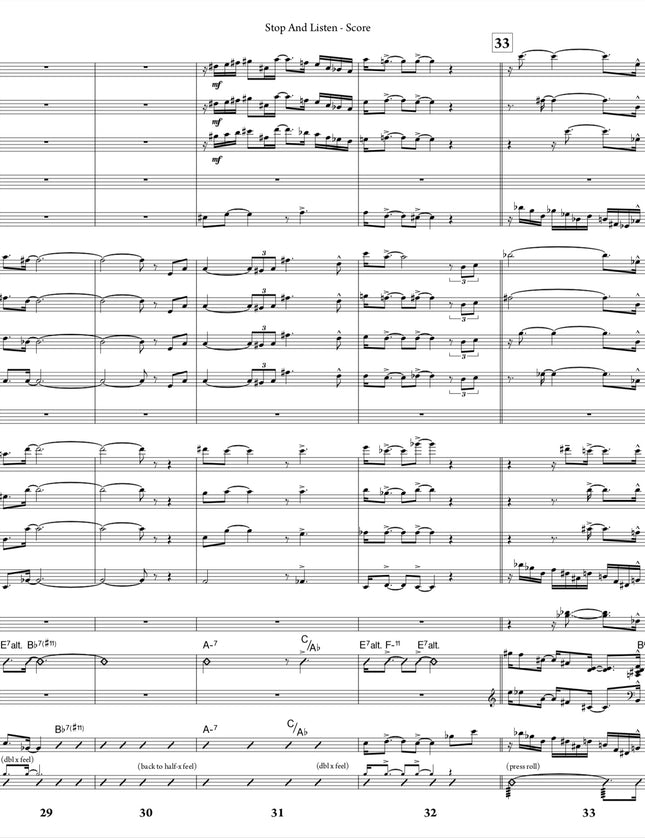 Stop And Listen - Joe Sullivan (Study Score)