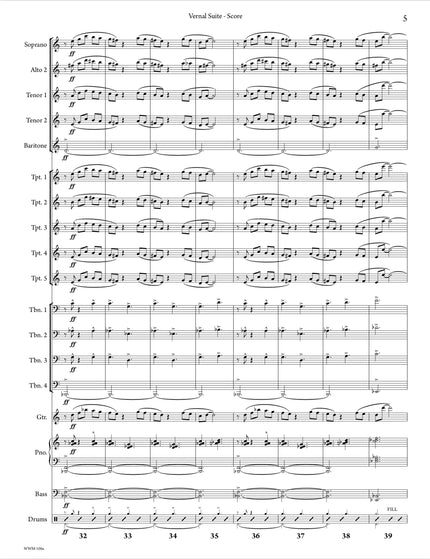 Vernal Suite - Christine Jensen (Partition d'étude)