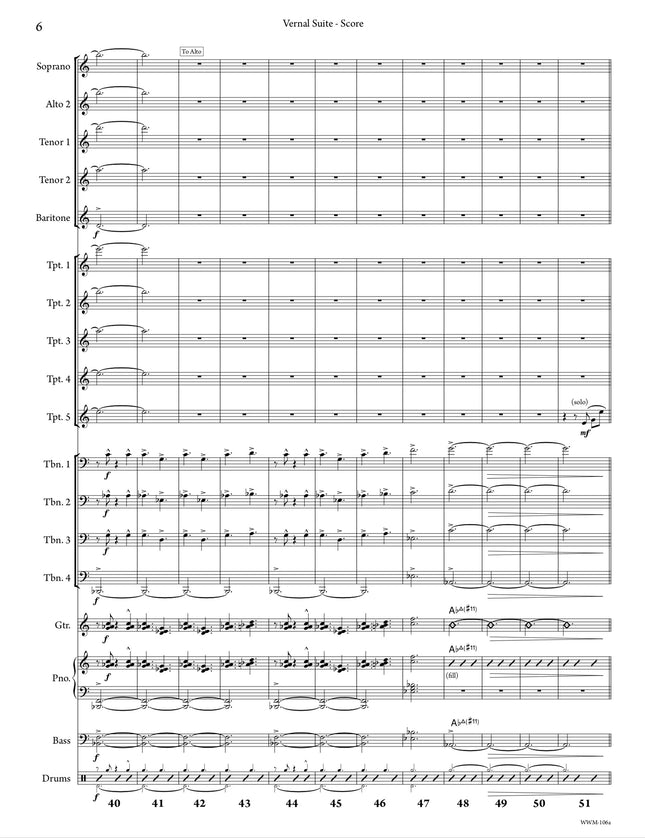 Vernal Suite - Christine Jensen (Study Score)