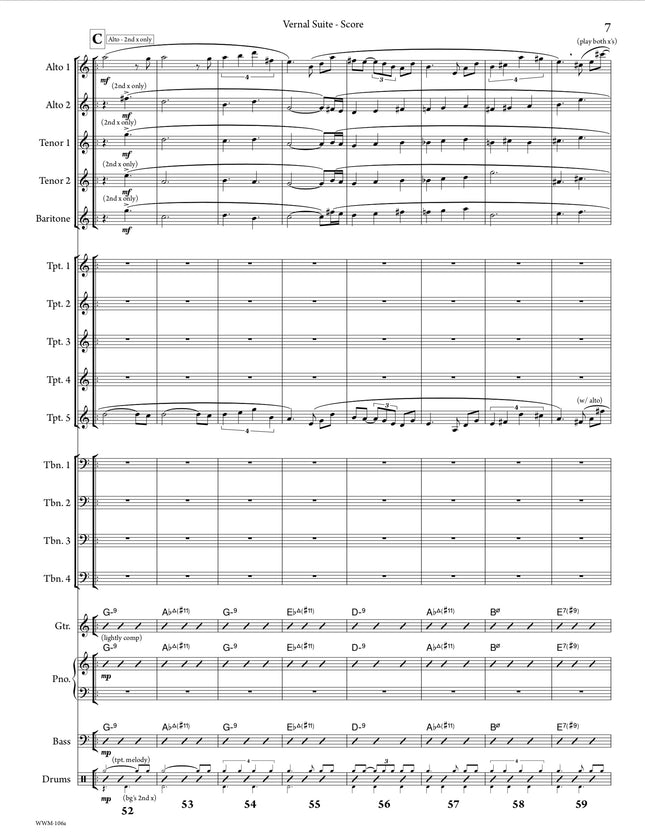 Vernal Suite - Christine Jensen (Study Score)