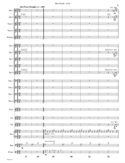 Blue Yonder - Christine Jensen (Partition d'étude)