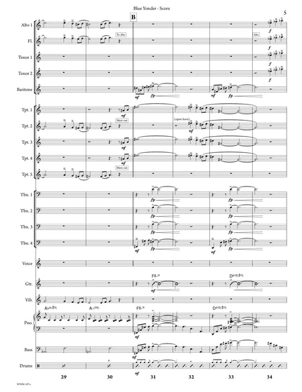 Blue Yonder - Christine Jensen (Partition d'étude)