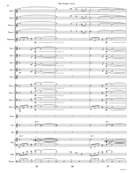 Blue Yonder - Christine Jensen (Partition d'étude)