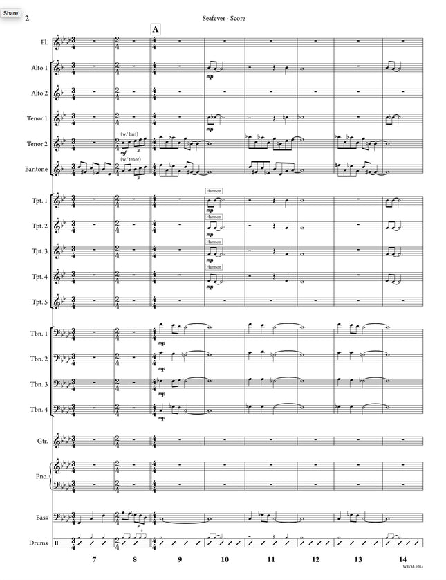 Seafever - Christine Jensen (Study Score)