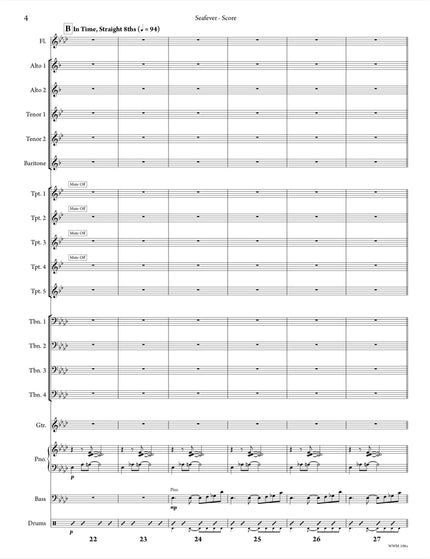 Seafever - Christine Jensen (Partition d'étude)