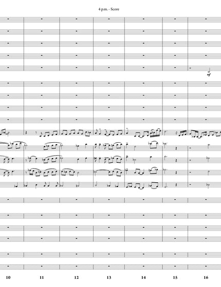 4 p.m. - Greg Runions (Partition d'étude)