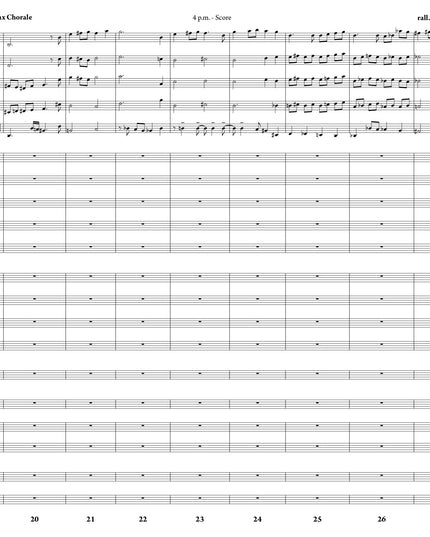 4 p.m. - Greg Runions (Study Score)