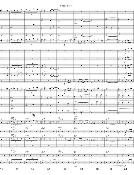 4 p.m. - Greg Runions (Partition d'étude)