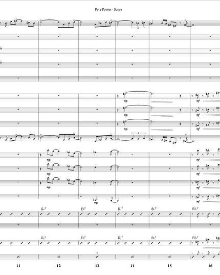 Pete Power - Joe Sullivan (Study Score)