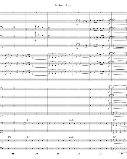 Pete Power - Joe Sullivan (Study Score)