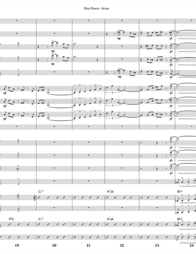 Pete Power - Joe Sullivan (Study Score)