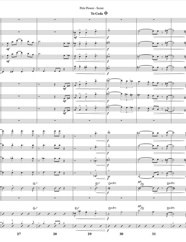 Pete Power - Joe Sullivan (Study Score)
