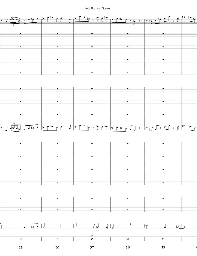 Pete Power - Joe Sullivan (Study Score)