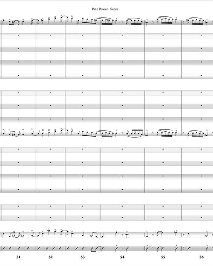 Pete Power - Joe Sullivan (Study Score)
