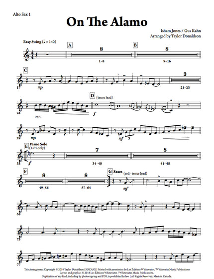 On The Alamo - arr. Taylor Donaldson