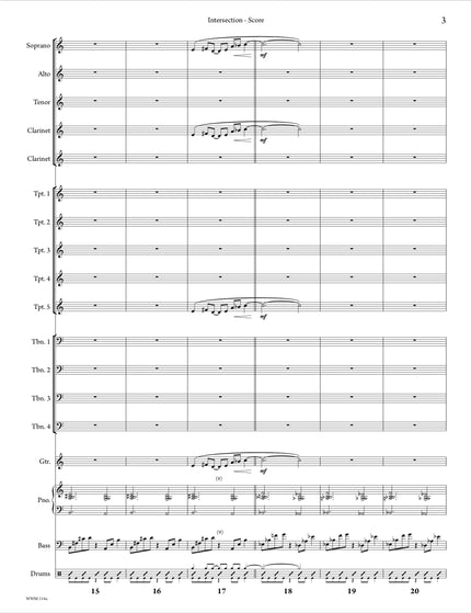 Intersection - Christine Jensen (Partition d'étude)
