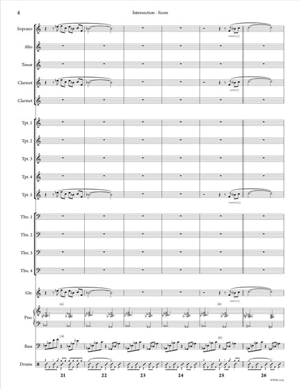 Intersection - Christine Jensen (Partition d'étude)