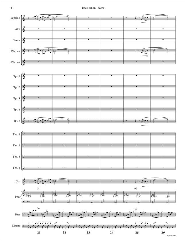 Intersection - Christine Jensen (Study Score)
