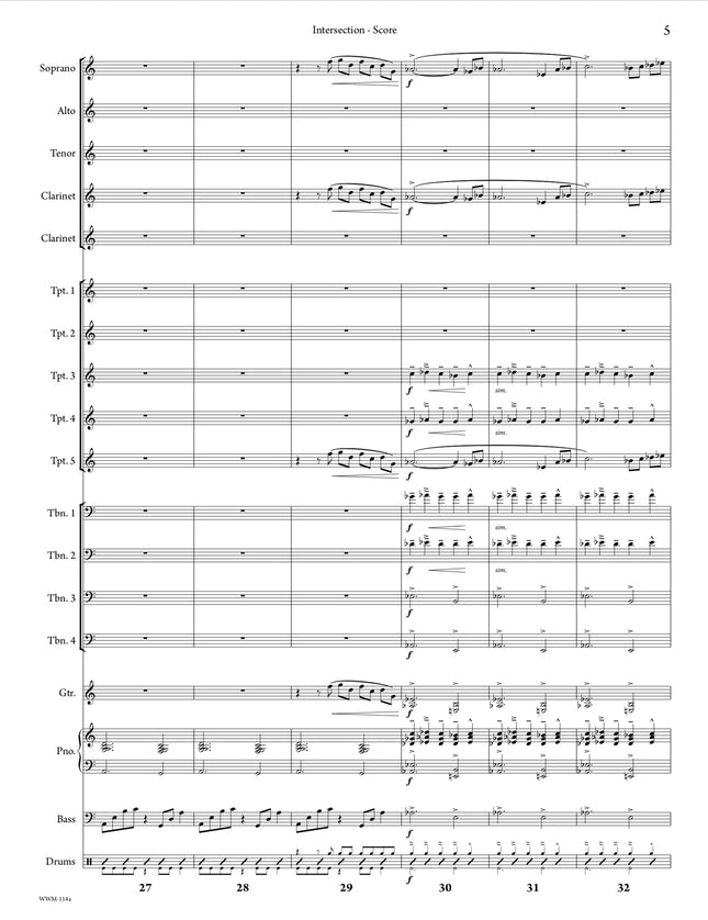 Intersection - Christine Jensen (Study Score)