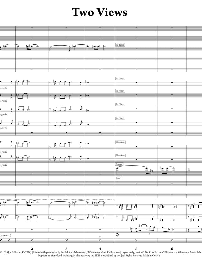 Two Views - Joe Sullivan (Study Score)