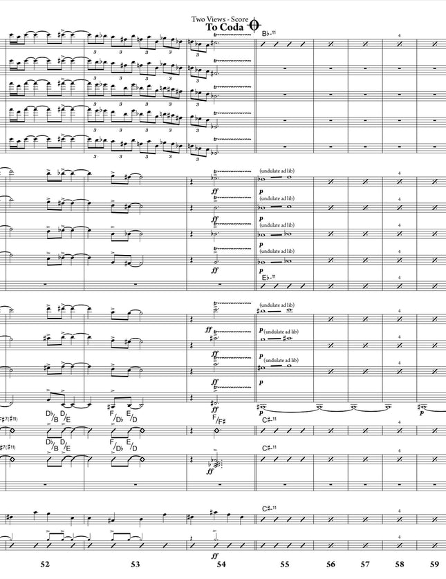 Two Views - Joe Sullivan (Study Score)
