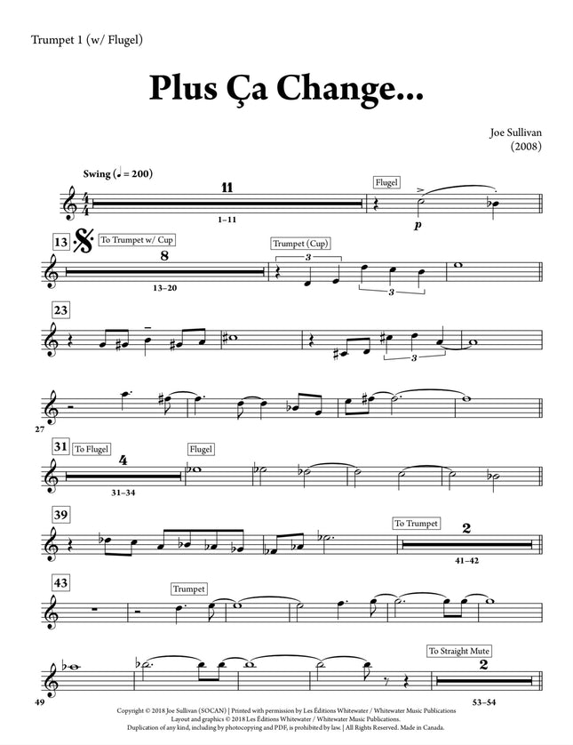 Plus Ça Change... - Joe Sullivan