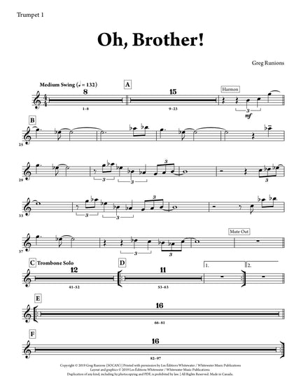 Oh, Brother! - Greg Runions