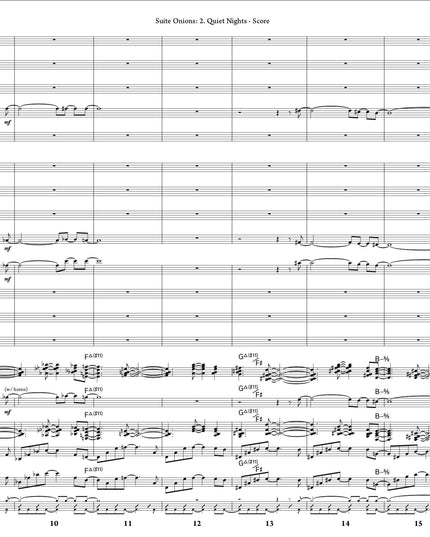 Suite Onions: 2. Quiet Nights - Greg Runions